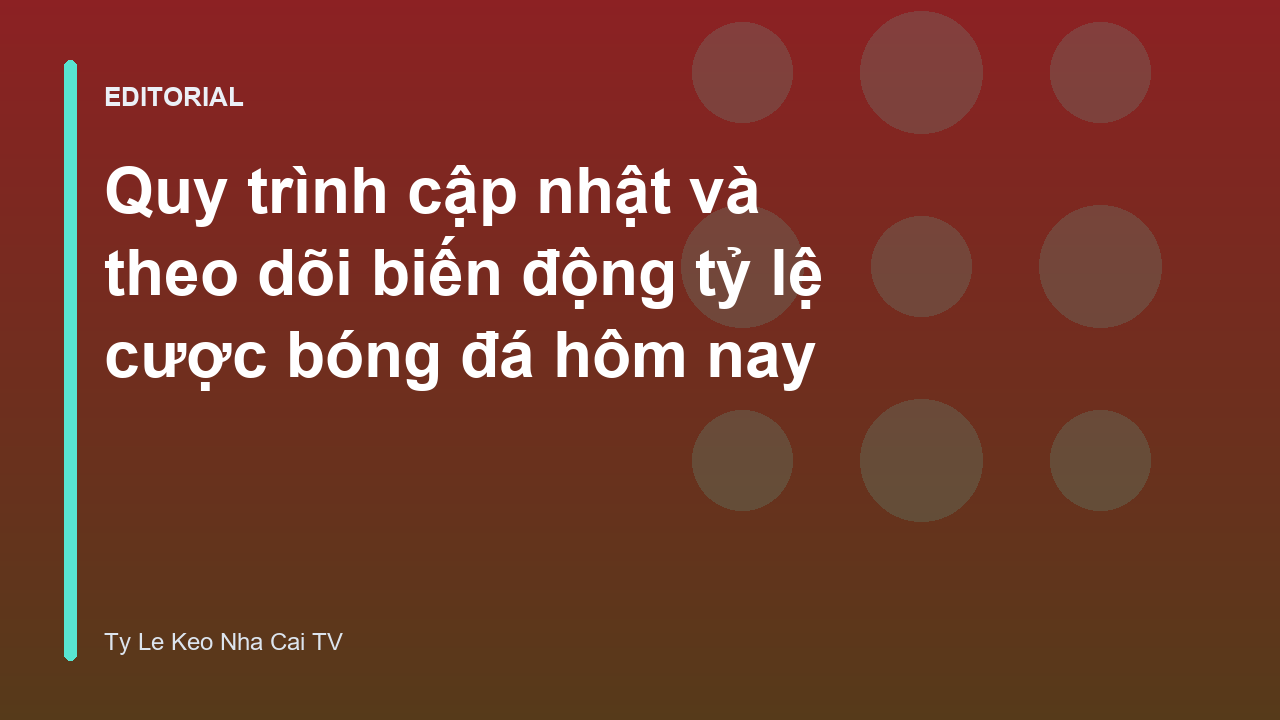 Biểu đồ minh họa biến động tỷ lệ cược bóng đá